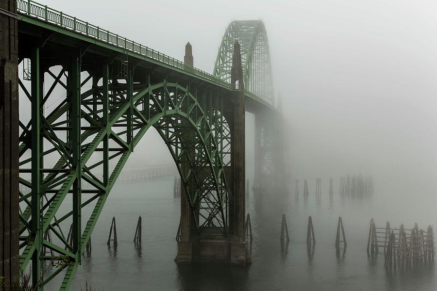 The Bridges Of Oregons Coast - Yaquina Bay Bridge - 1  Photograph by Hany J