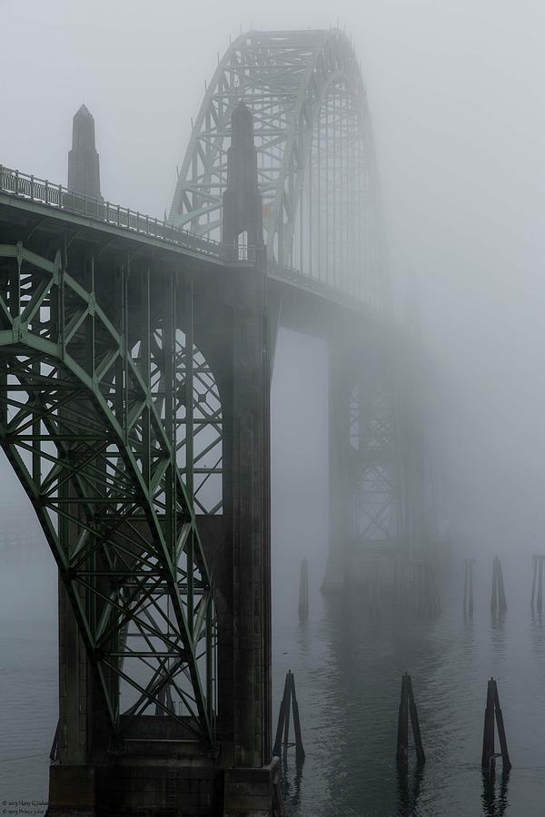 The Bridges Of Oregons Coast - Yaquina Bay Bridge - 2  Photograph by Hany J