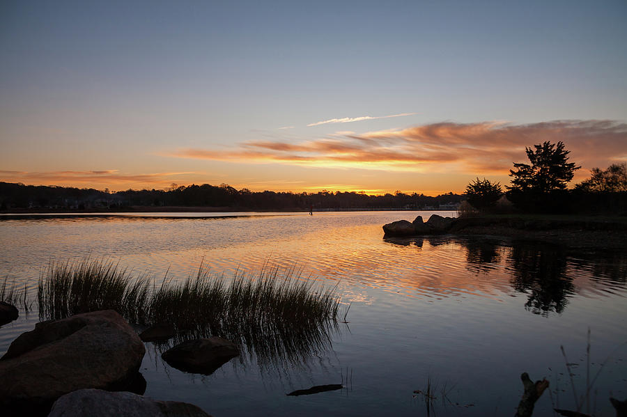 The Brink - Pawcatuck River Sunrise Photograph by Kirkodd Photography Of New England