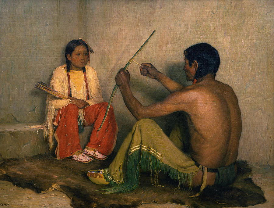 The Broken Bow Painting by Joseph Henry Sharp