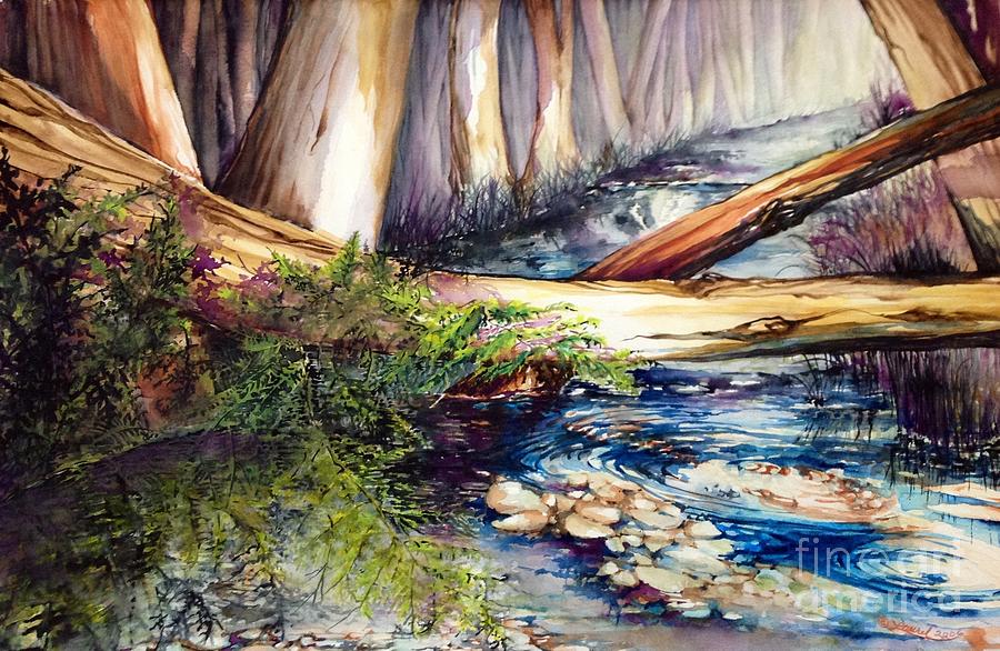 Landscape Painting - The Gorge by Laurel Adams