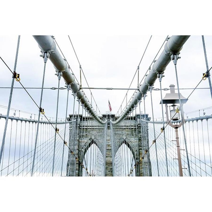 City Photograph - The Brooklyn Bridge ! 
#nyc #vsco by Shivendra Singh