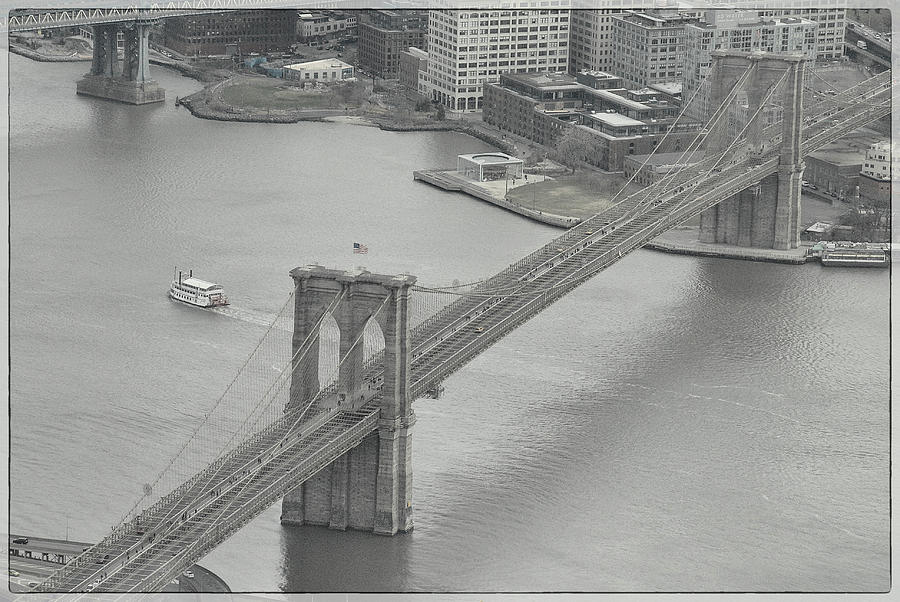 The Brooklyn Bridge From Above Photograph by Dyle Warren