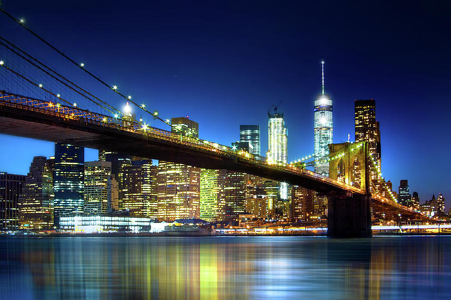 The Brooklyn Bridge Photograph by Mark Andrew Thomas