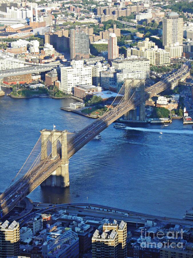 The Brooklyn Bridge Photograph by Sarah Loft
