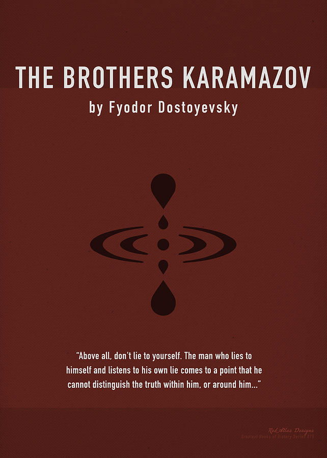 Book Mixed Media - The Brothers Karamazov Greatest Books Ever Series 015 by Design Turnpike
