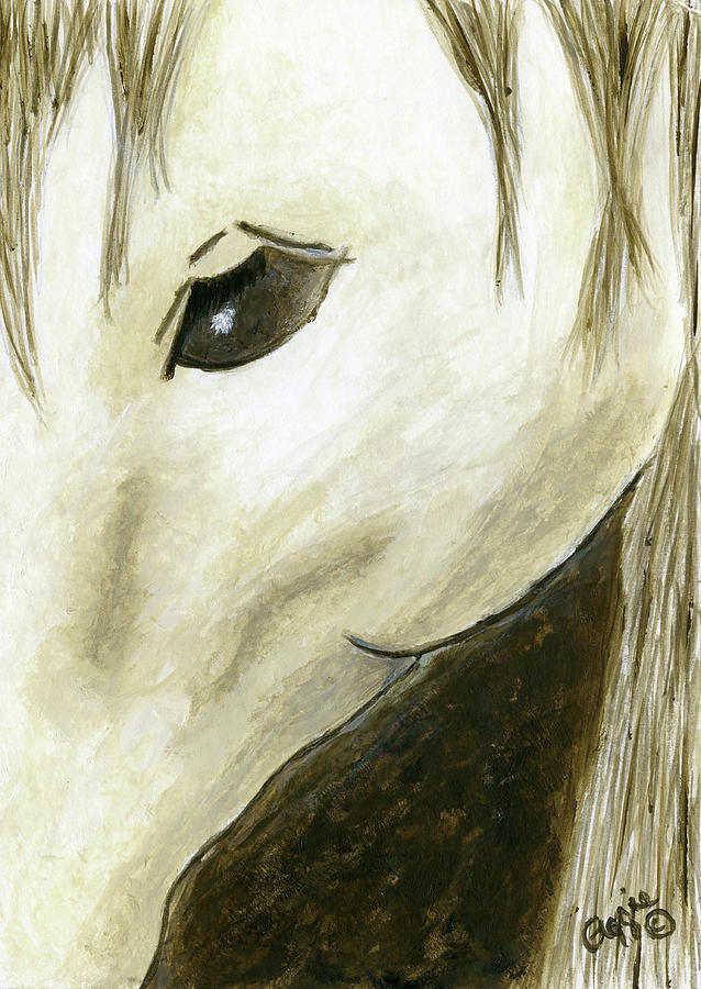 The Brown Horse Painting by Stephanie Agliano