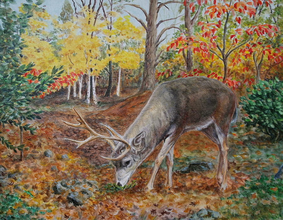 The Buck Stops Here Painting by Michele Myers