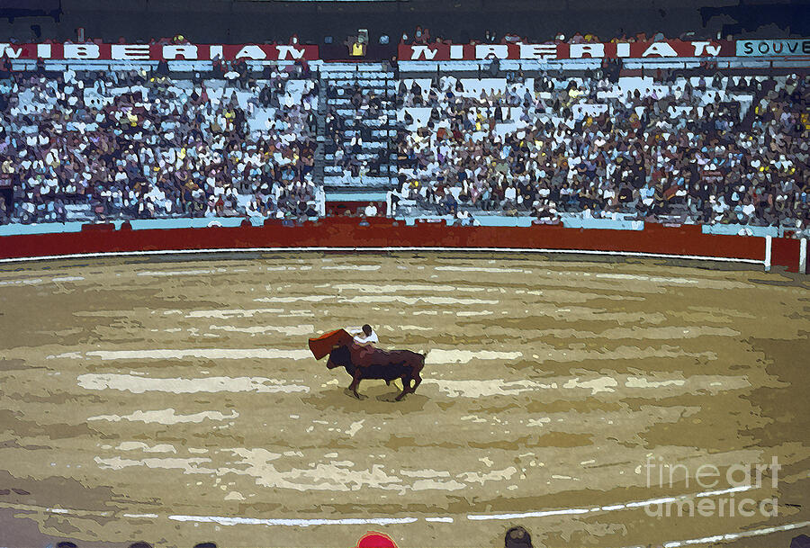 Barcelona Photograph - The Bull and The Matador 4 by Bob Phillips