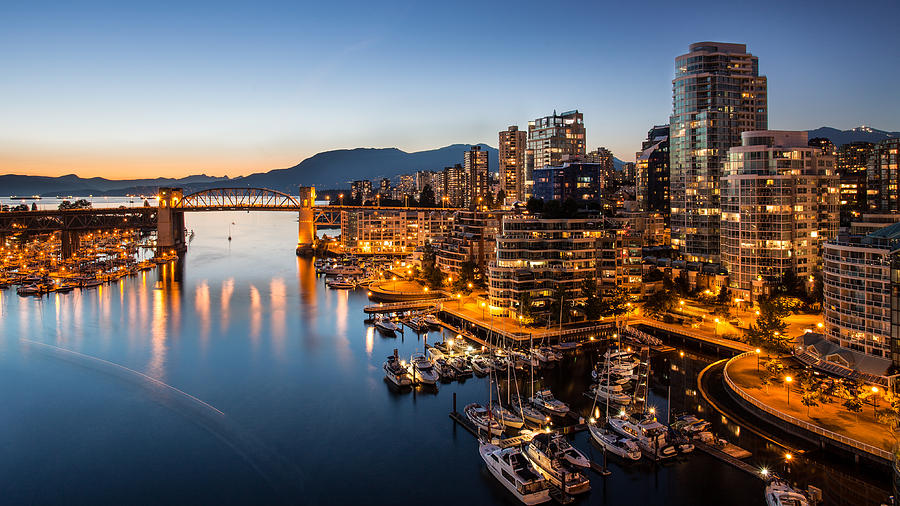 The Burrard Bridge Photograph by Alan W - Fine Art America