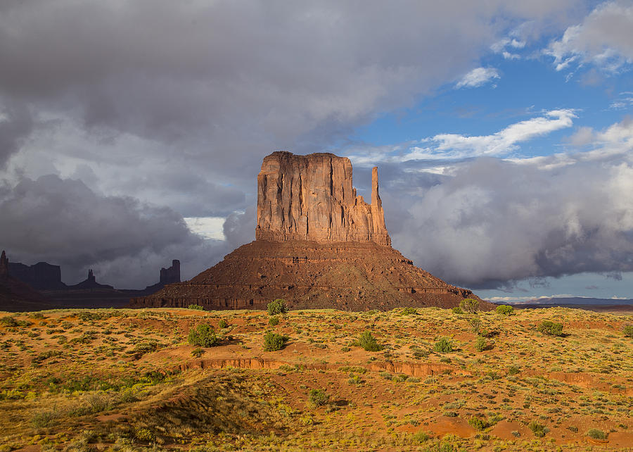 The Butte Monument Valley Photograph by Stuart Gregory