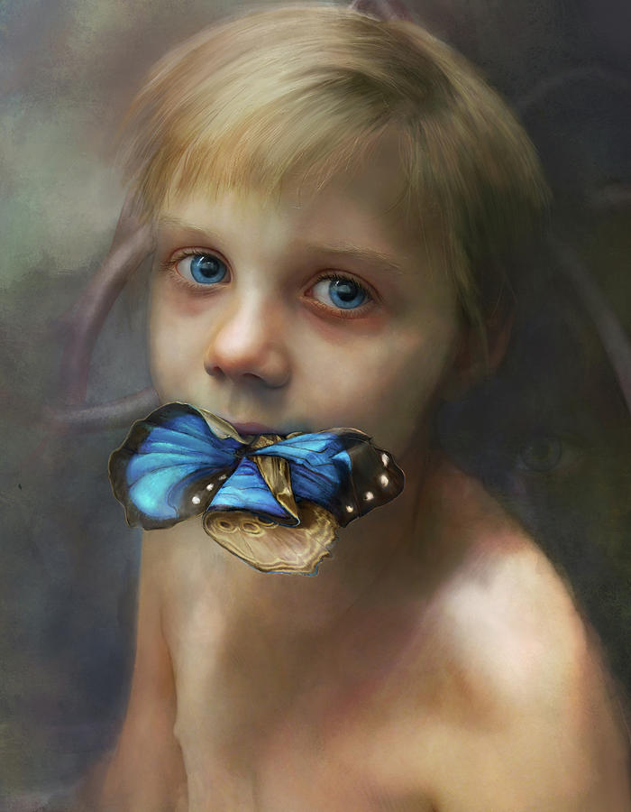 Butterfly Painting - The Butterfly Eater by Mandem