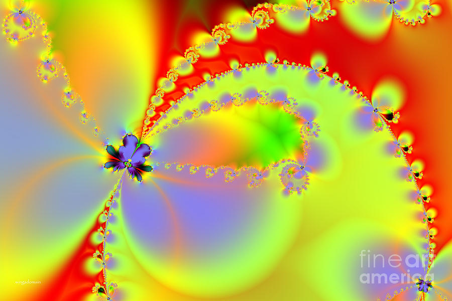 The Butterfly Effect . Summer Digital Art by Wingsdomain Art and Photography