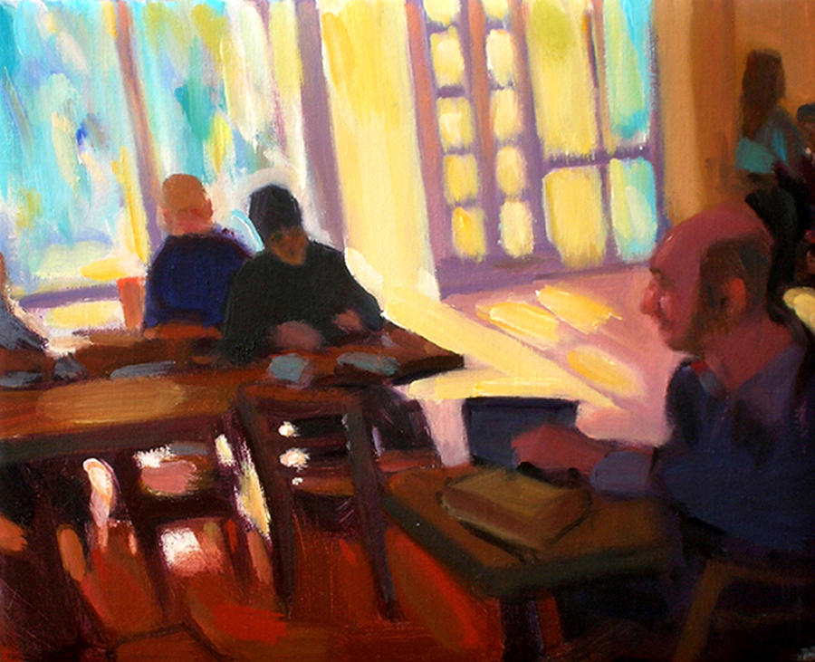 The Cafe Painting by Merle Keller