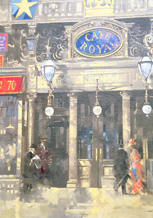 The Cafe Royal Painting by Peter Miller