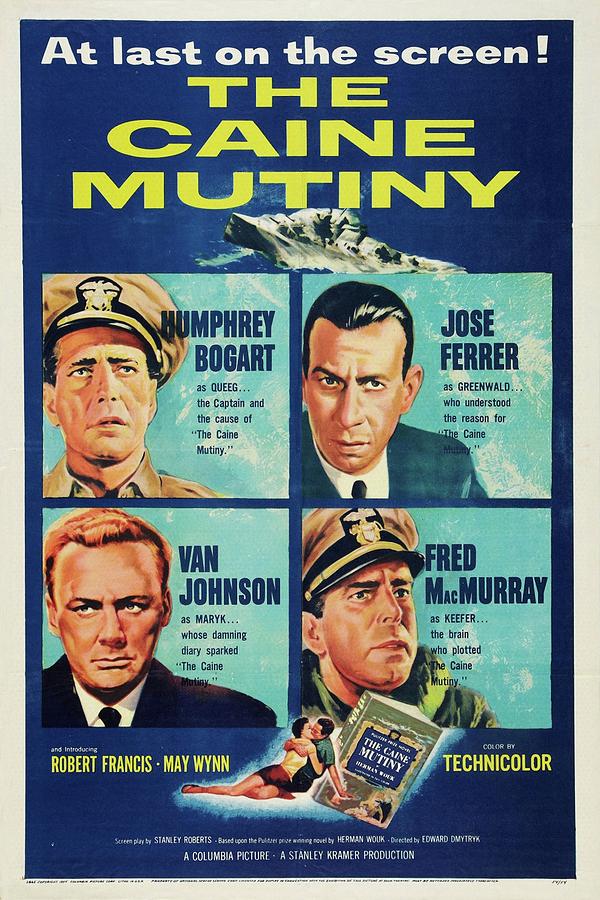 The Caine Mutiny 1954 Mixed Media by Movie Poster Prints