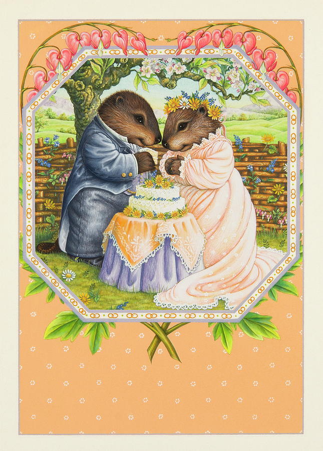 The Cake Ceremony Painting by Lynn Bywaters