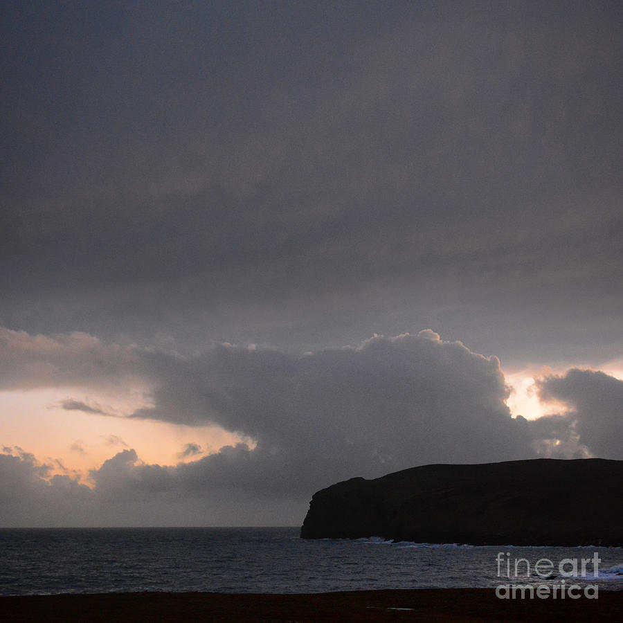The Calf against grey cumulus Photograph by Paul Davenport
