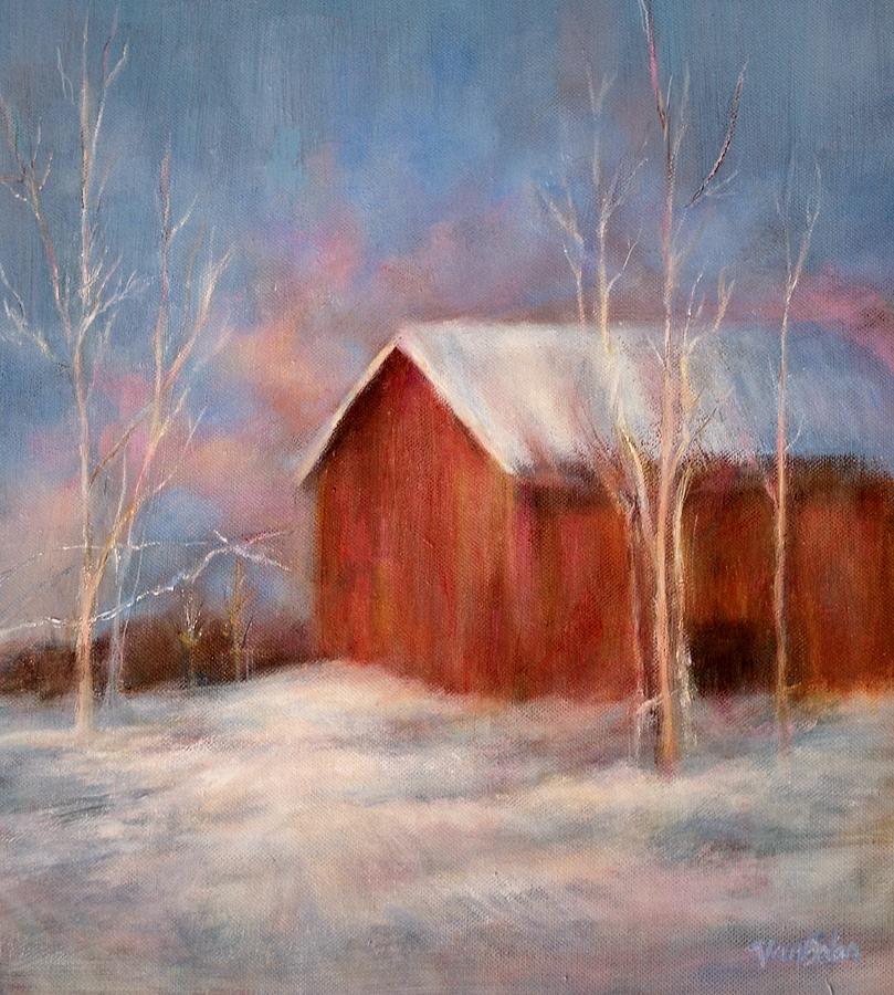 Barn Painting - The Calling by Laurie VanBalen