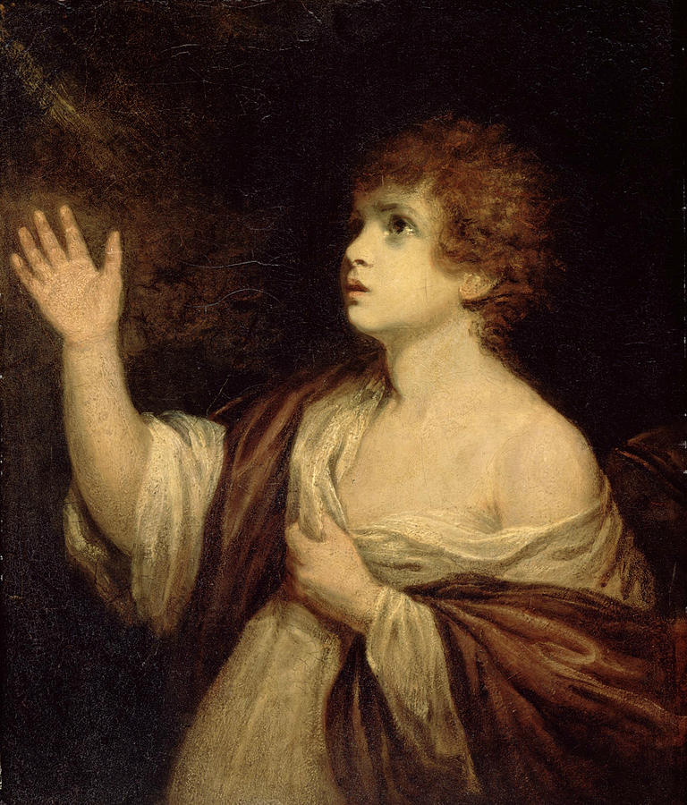 The Calling of Samuel Painting by Joshua Reynolds
