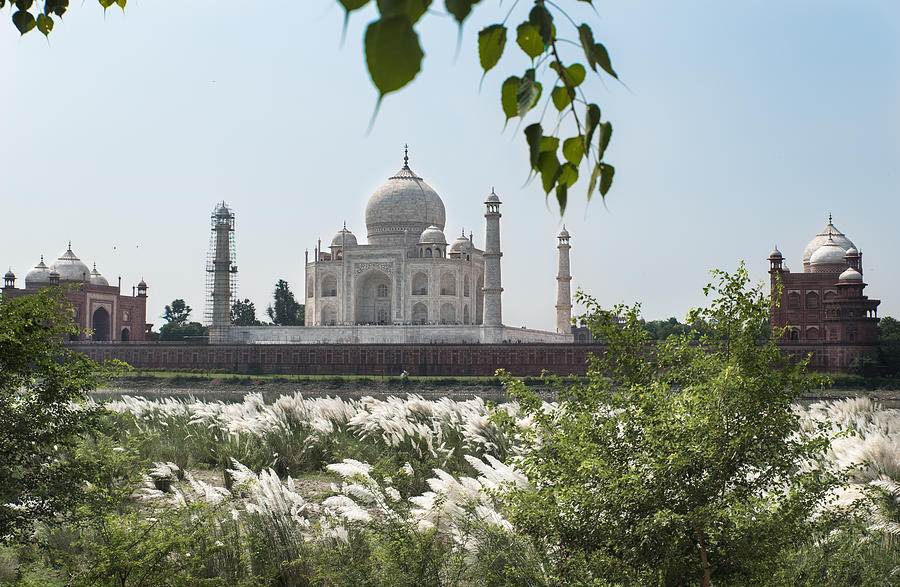 The Calm behind the Taj Mahal Photograph by Art Atkins