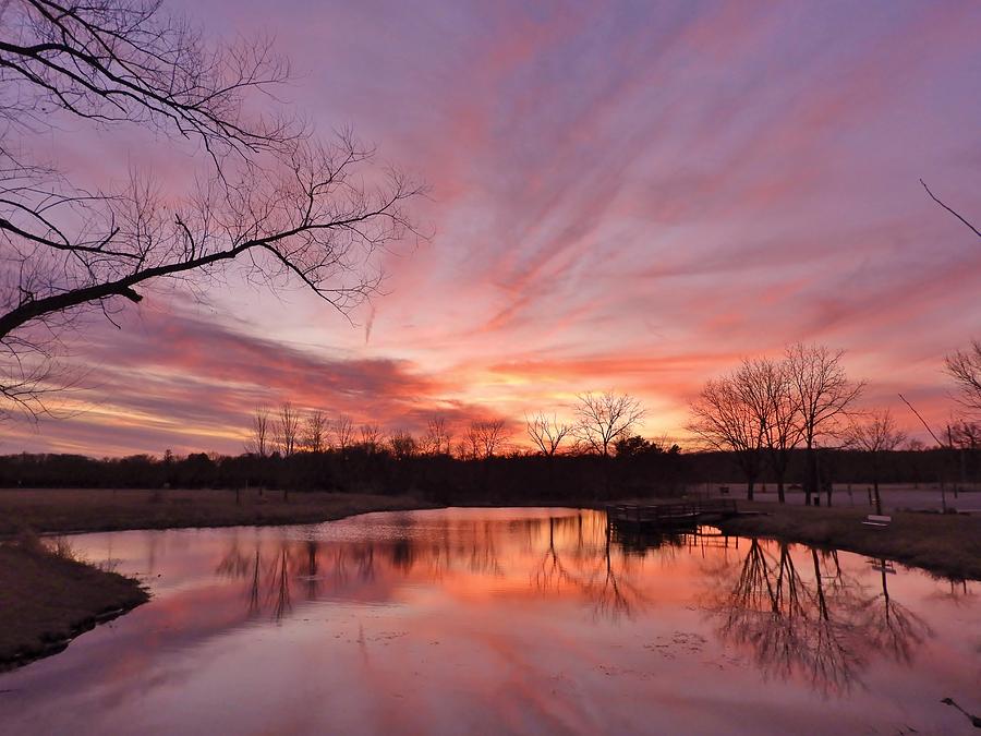 Sunset Photograph - The Calm East Of The Storm by Red Cross Sunset Photograph - The Calm East Of The Storm by Red Cross