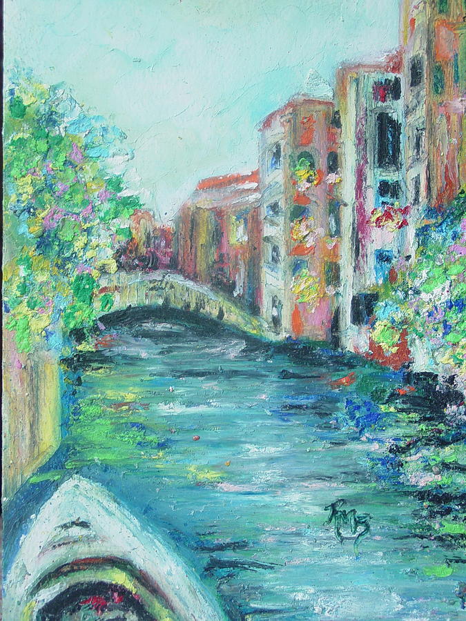 The Canals of Venice Painting by Robin Miller-Bookhout