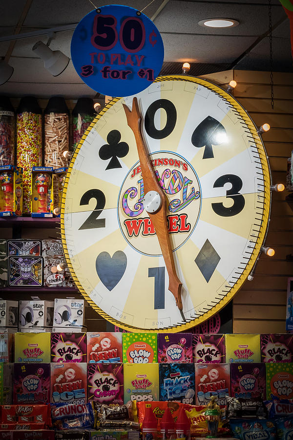 The Candy Wheel Point Pleasant Boardwalk Photograph by Terry DeLuco