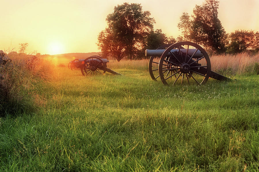 The Cannons of Pea Ridge - Arkansas - Civil War Photograph by Jason Politte
