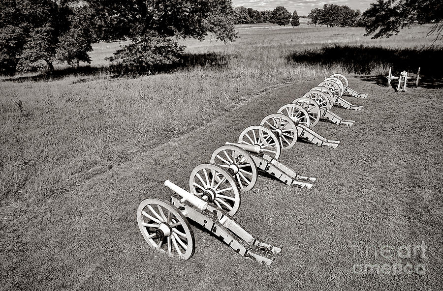 Philadelphia Photograph - The Cannons of Valley Forge by Olivier Le Queinec