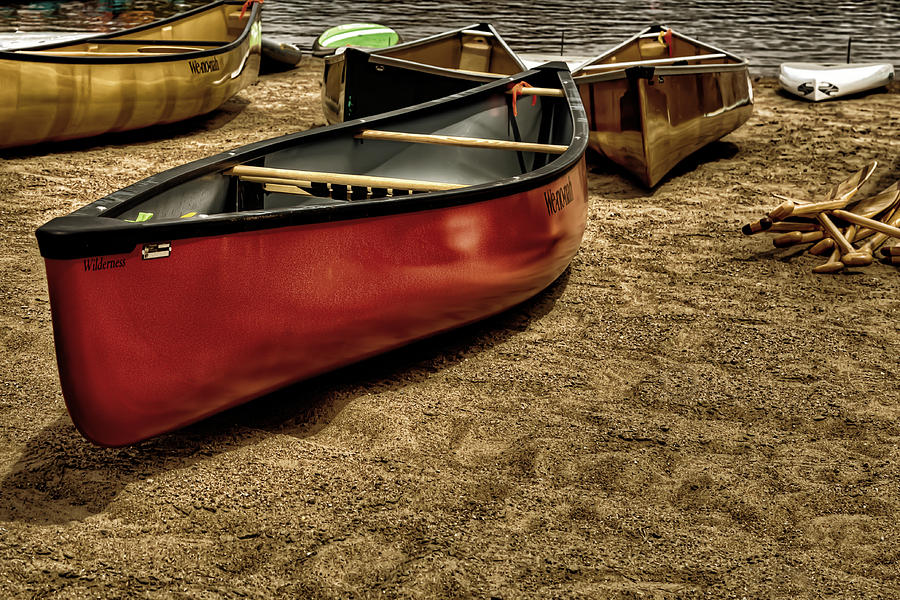 The Canoes Photograph by David Patterson