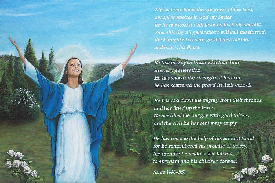 The Canticle of Mary Painting by David Straughan