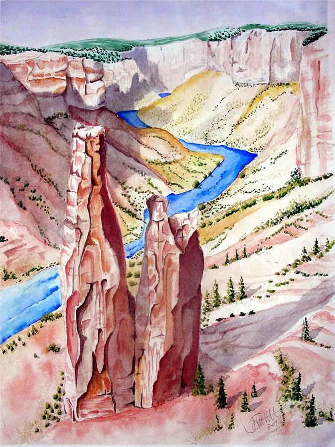 The Canyon Painting by Jimmy Smith