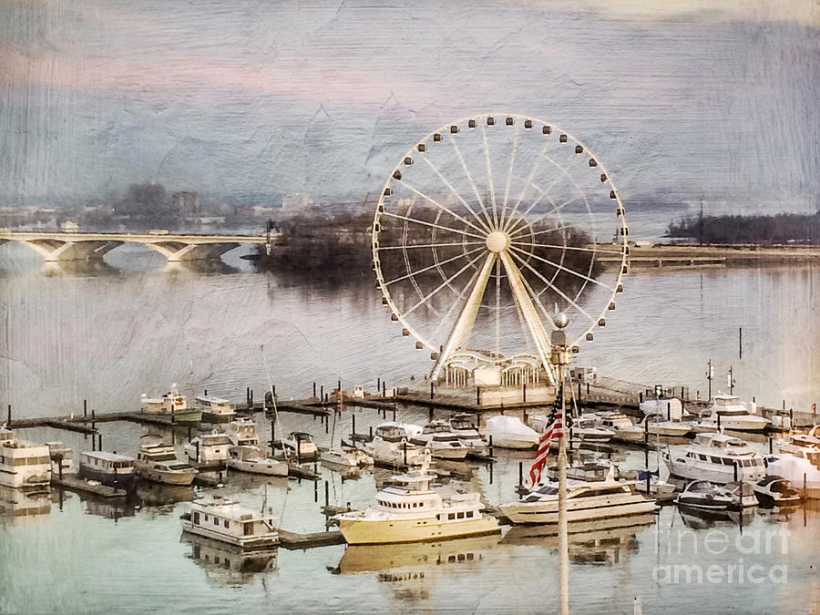 The Capital Wheel At National Harbor Photograph by Kerri Farley