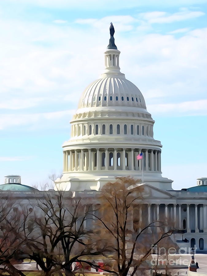 The Capitol Rotunda Digital Art By Ed Weidman - Fine Art America