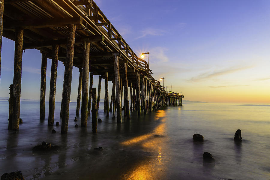 The Capitola Pier Photograph by Janet Kopper