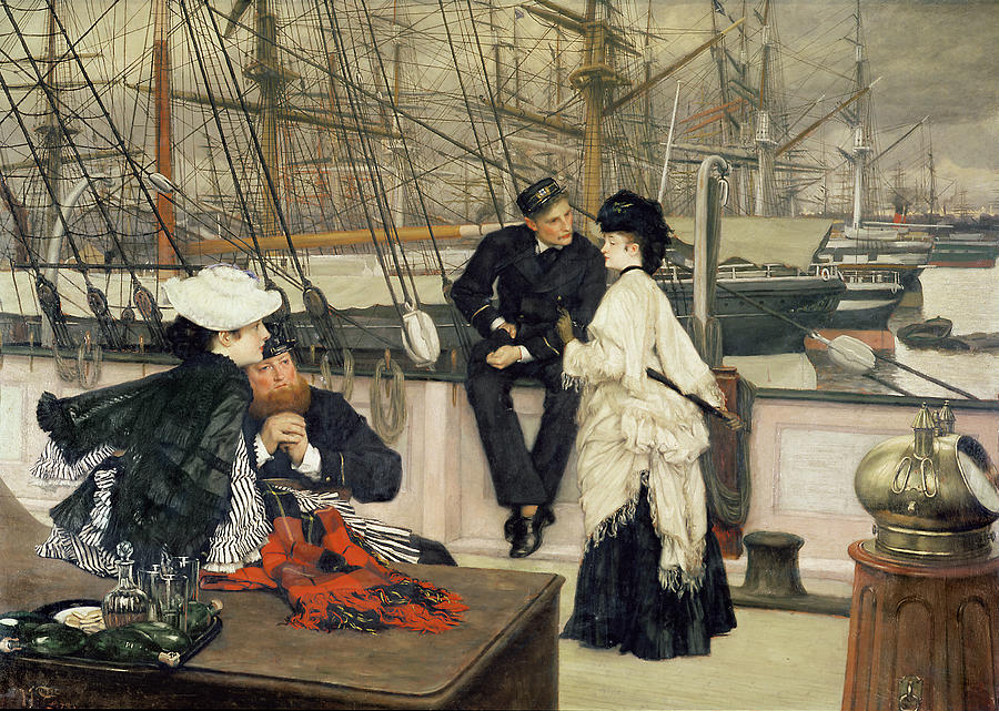 The Painting - The Captain and the Mate by Tissot