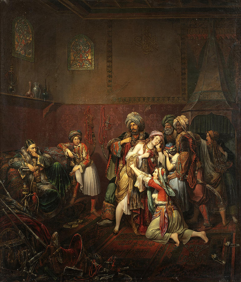 The Captives Painting by Joseph Petzl