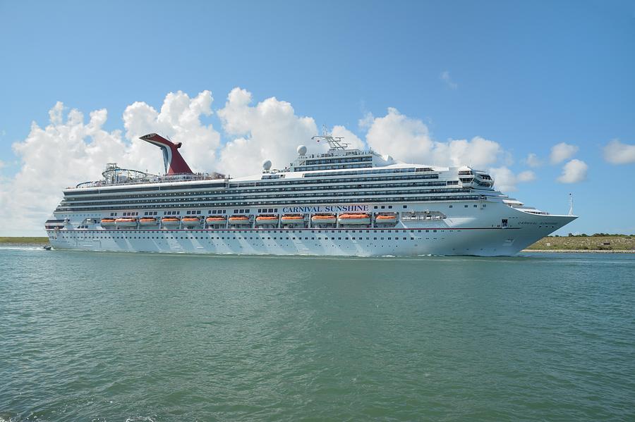 The Carnival Liberty Underway Photograph by Bradford Martin