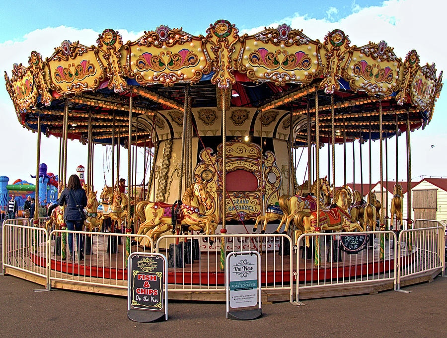 The Carousel Photograph by Richard Denyer