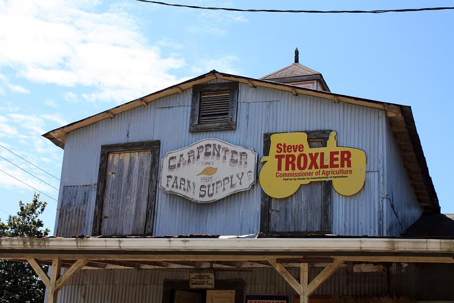 Architecture Photograph - The Carpenter Farm Supply by Selena Lorraine