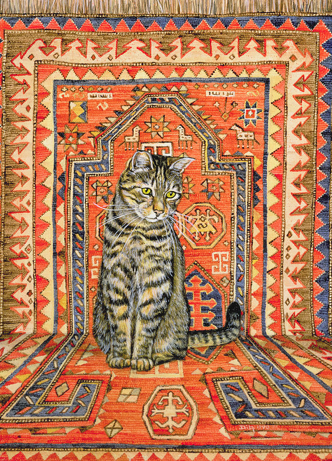 Carpet picture. Кот на ковре. Ковры в живописи. Коты на ковре. Кошачий ковер.