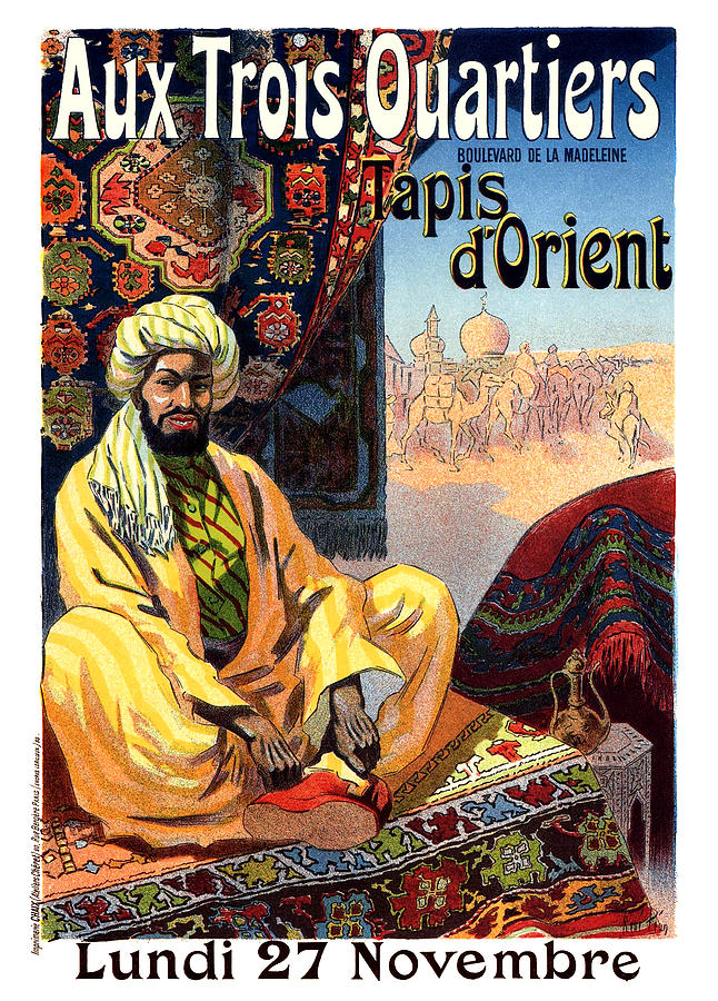 Vintage Painting - The Carpets of Orient by Long Shot