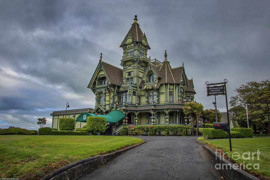 The Carson Mansion Photograph by Mitch Shindelbower