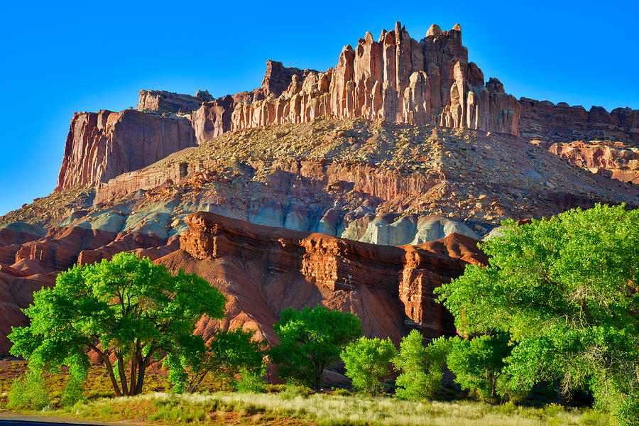 The Castle of Capitol Reef Photograph by Ray Mathis