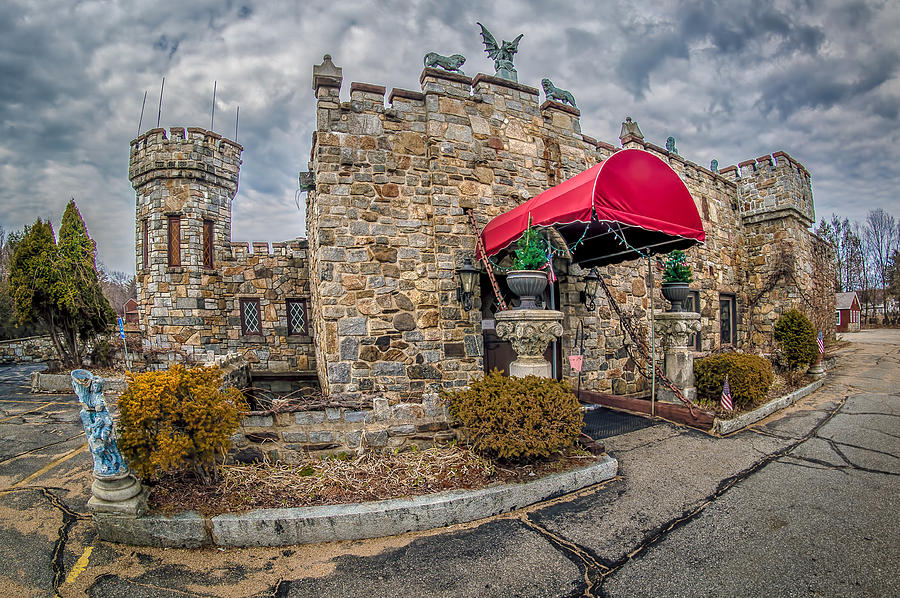 Fisheye Photograph - The Castle Restaurant by Bob Bernier Fisheye Photograph - The Castle Restaurant by Bob Bernier