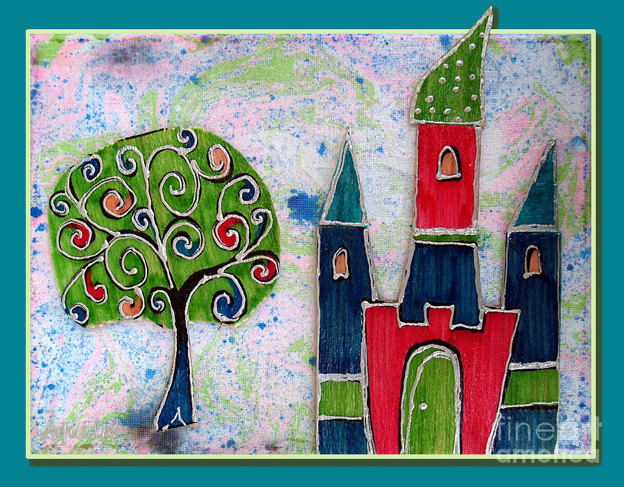 Castle Mixed Media - The castle thrives by Aqualia