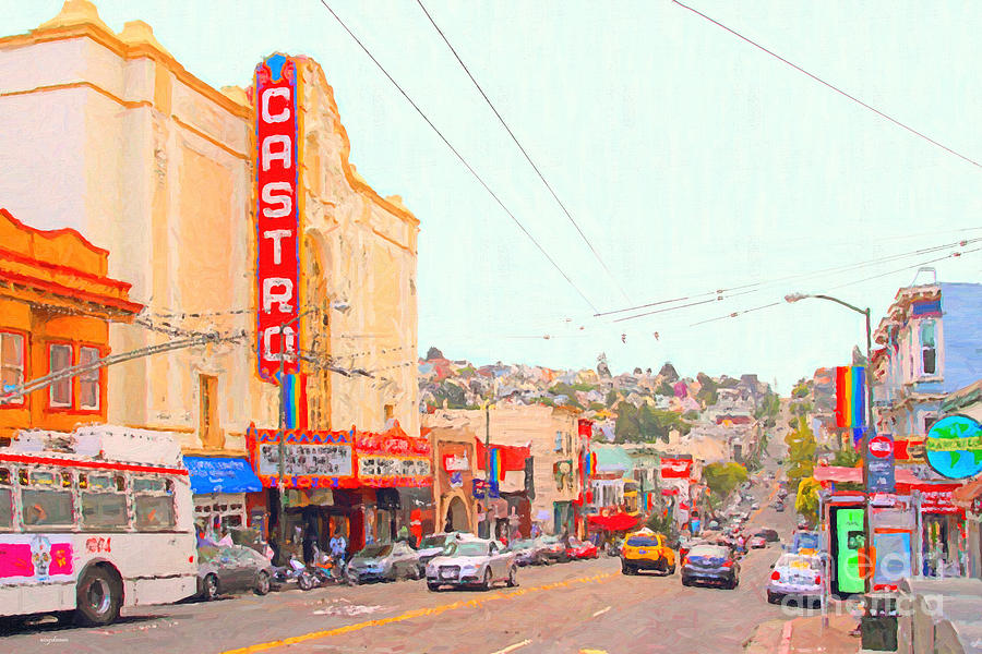 City Photograph - The Castro in San Francisco by Wingsdomain Art and Photography