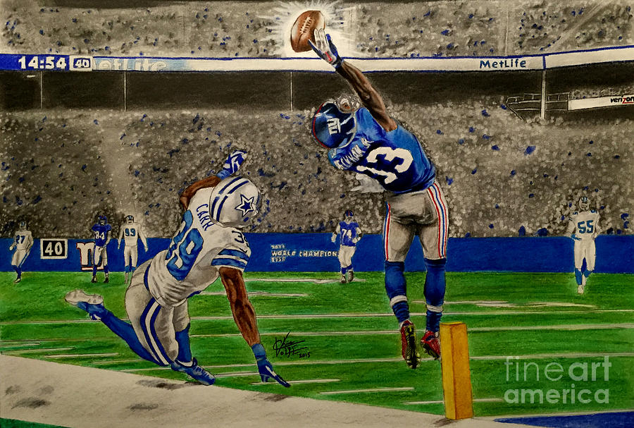 How To Draw Odell Beckham Jr One Handed Catch Step By Step