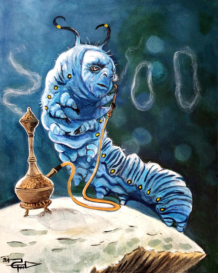 The Caterpillar Painting by Tom Carlton